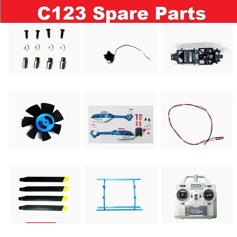 Rc Helicopter Blade - Onderdelen Lijst Voor RC ERA C123