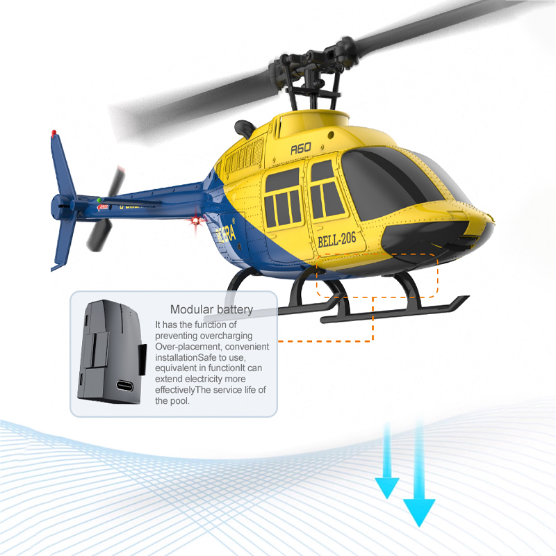 A60 RC Helicopter 2.4G 6-Aixs  - Rc Helicopter Nitro recensie en prijs