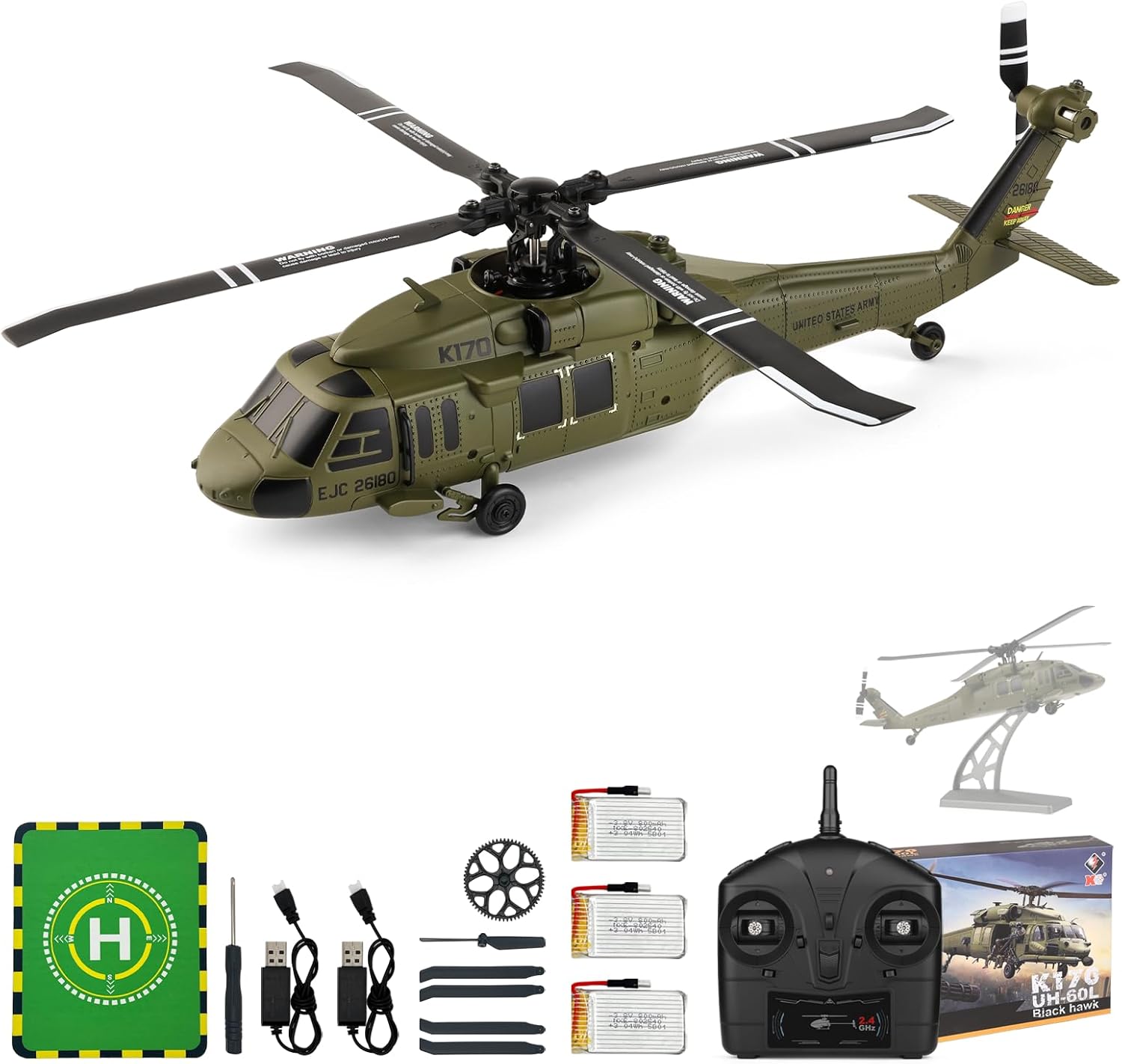 WLtoys K170 borstelloze 4-kana - Rc Helicopter Large recensie en prijs