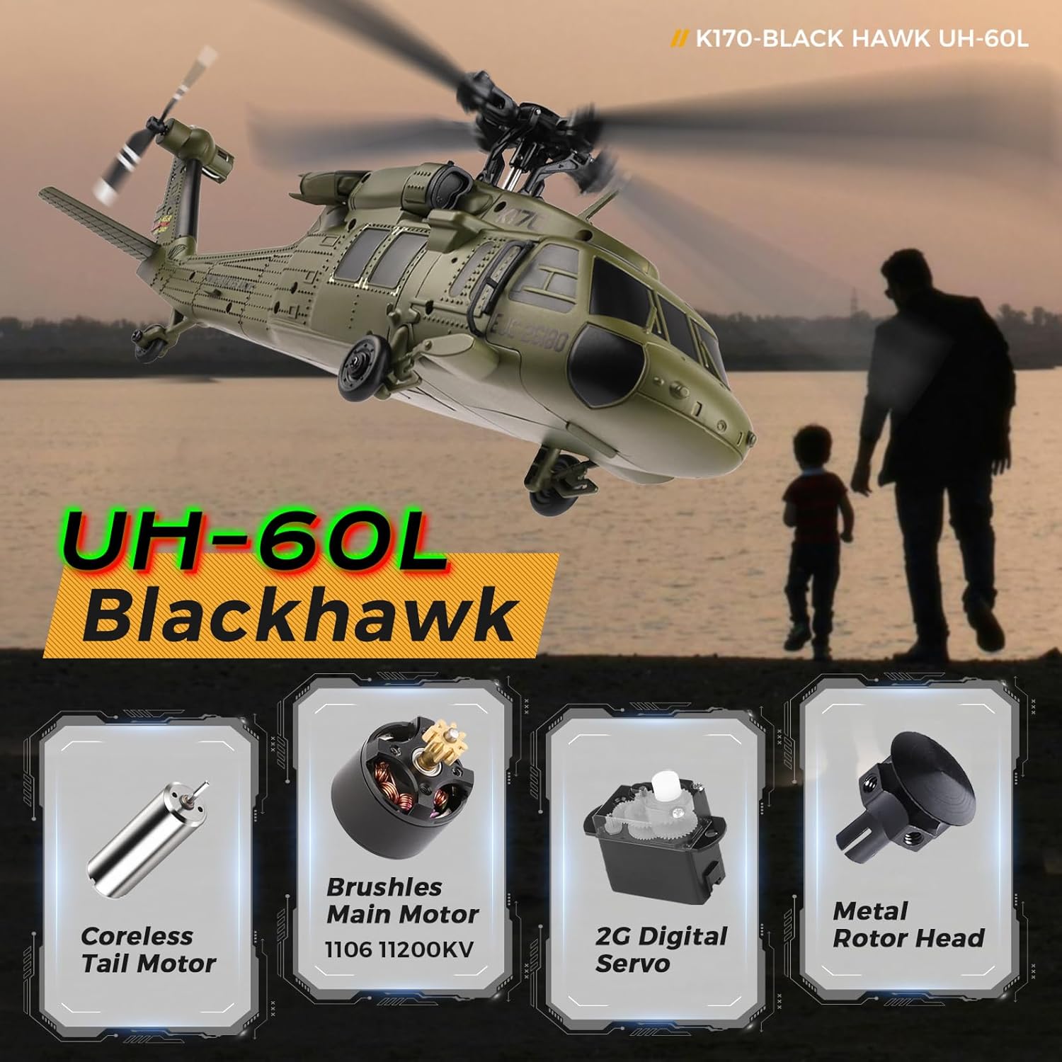 WLtoys K170 borstelloze 4-kana - Rc Helicopter Large recensie en prijs