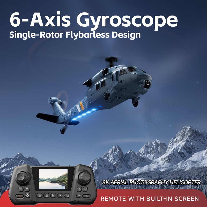 8K Flybarless Optische Flow Ho - Rc Helicopter Nitro recensie en prijs