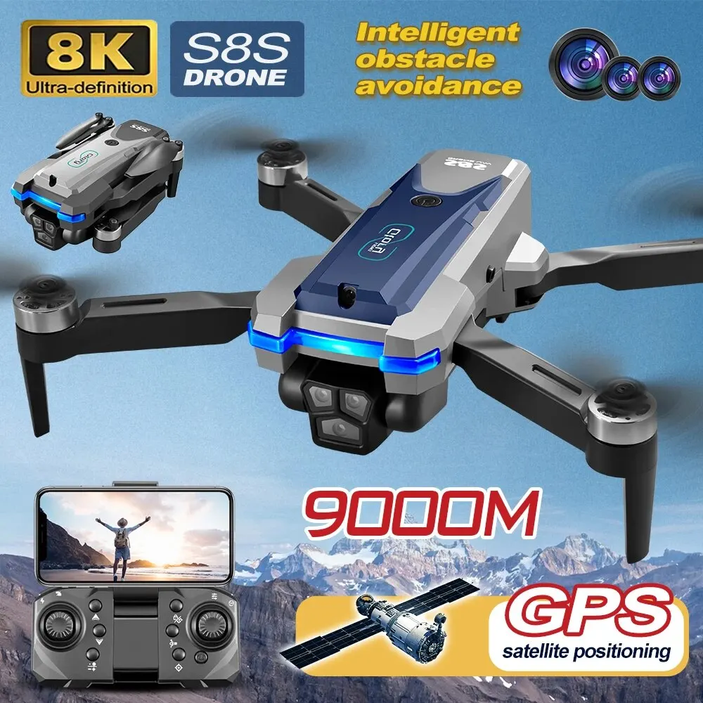 S 8S Gps Drone 5G Wifi 8K Hd D - Rc Helicopter Case recensie en prijs